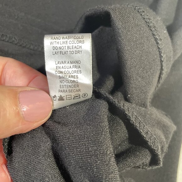 Fashion Nova Layla Fit & Flare Wrap Dress Mini V Neck Long Sleeves Black Size L - Picture 16 of 16